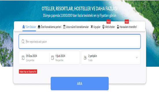 Cashback Agoda Uçuş + Otel