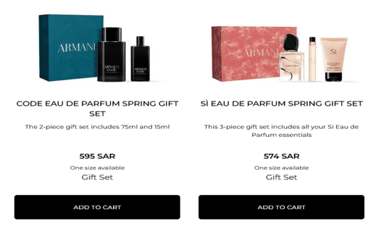 Cashback Armani Beauty Discount Codes
