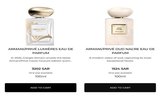 Cashback Armani Beauty Voucher Codes