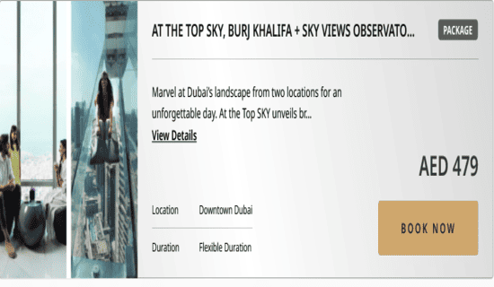 Cashback Burj Khalifa Tickets Offer