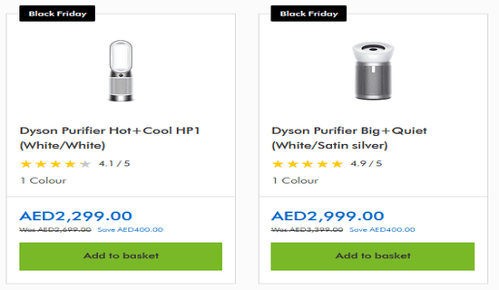 Cashback Dyson Offers