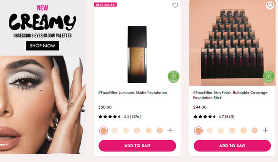 Cashback Huda Beauty Offers