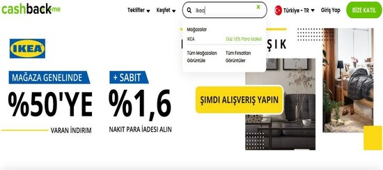 Cashback IKEA Arama