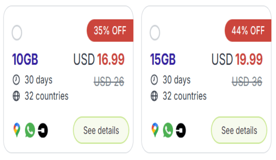 Cashback Jetpac Offers