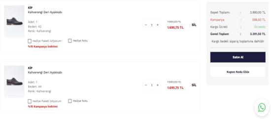 Promosyon Kodu Uygula