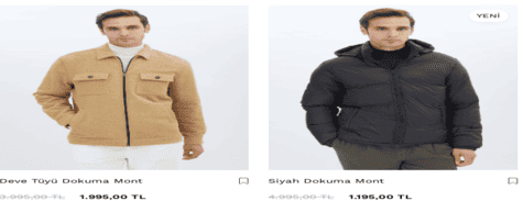 Cashback kip Dış Giyim