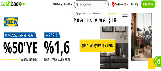 Cashback Konyalı Saat Arama