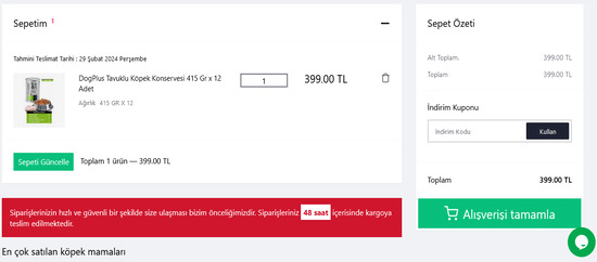 Promosyon Kodu Uygula