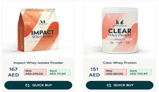 Cashback MyProtein Offers