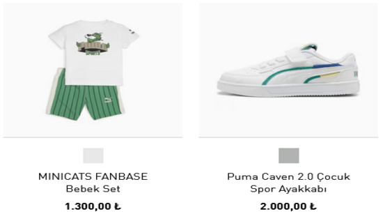 Cashback PUMA Çocuk