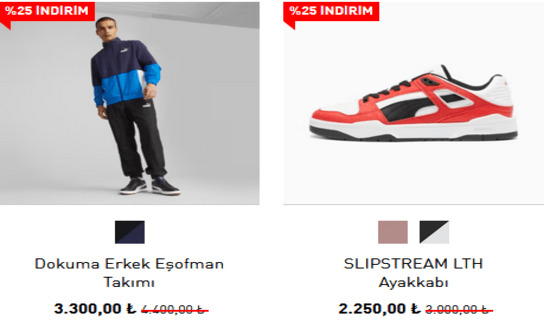 Cashback PUMA Erkek