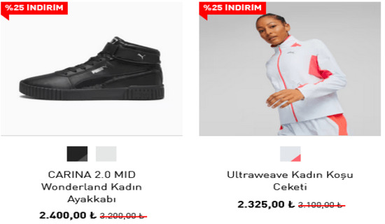 Cashback PUMA Kadın