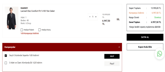 Promosyon Kodu Uygula