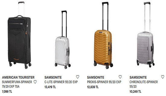 Samsonite Valizler