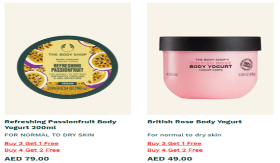 Cashback The Body Shop Coupon