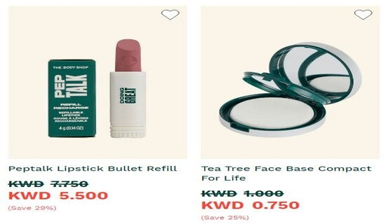 Cashback The Body Shop Kuwait Sale